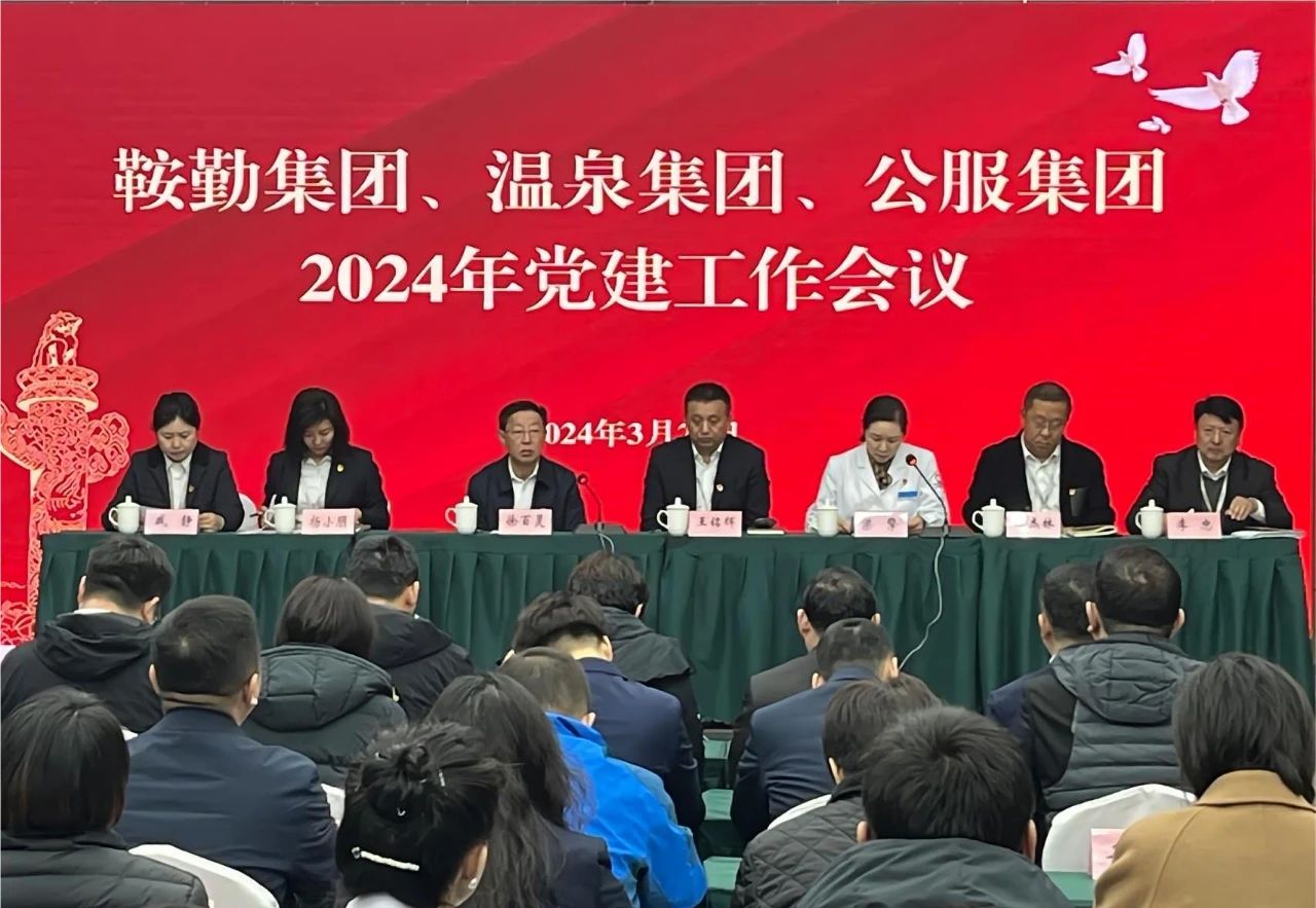 尊龙集团、温泉集团、公服集团召开“2024年党建工作会议”“2024年党风廉政建