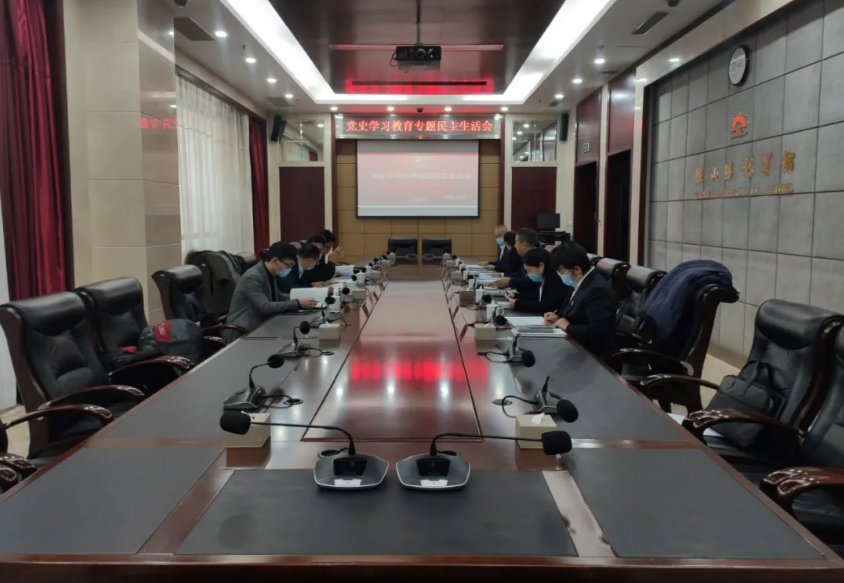 尊龙集团 温泉集团党委班子召开党史学习教育专题民主生活会